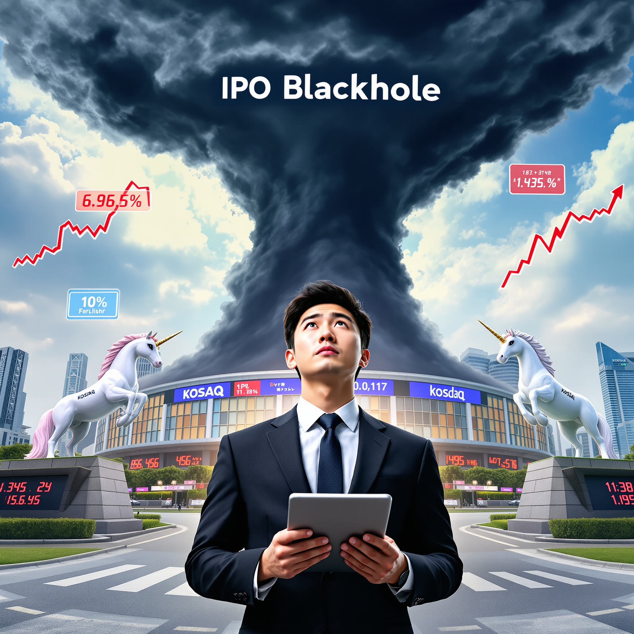 코스닥 IPO 심사 올스톱: 중복상장 논란이 빚어낸 자금조달 블랙홀과 3대 유니콘 상장 전망